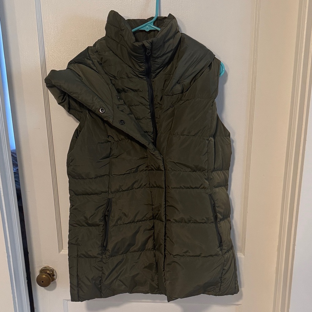 Alpine Design Forest Green Quilted Vest